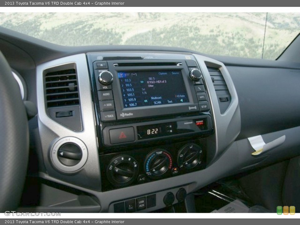 Graphite Interior Controls for the 2013 Toyota Tacoma V6 TRD Double Cab 4x4 #71524179