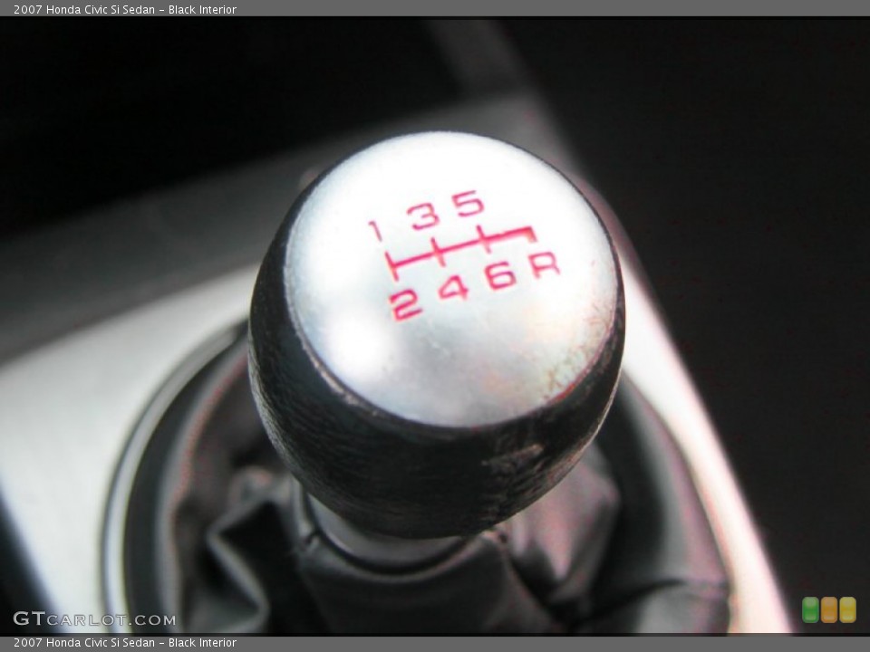 Black Interior Transmission for the 2007 Honda Civic Si Sedan #71524502