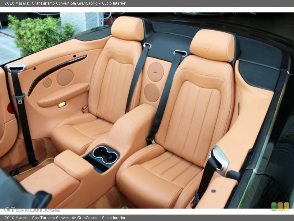 Cuoio Interior Rear Seat for the 2010 Maserati GranTurismo Convertible GranCabrio #71526190