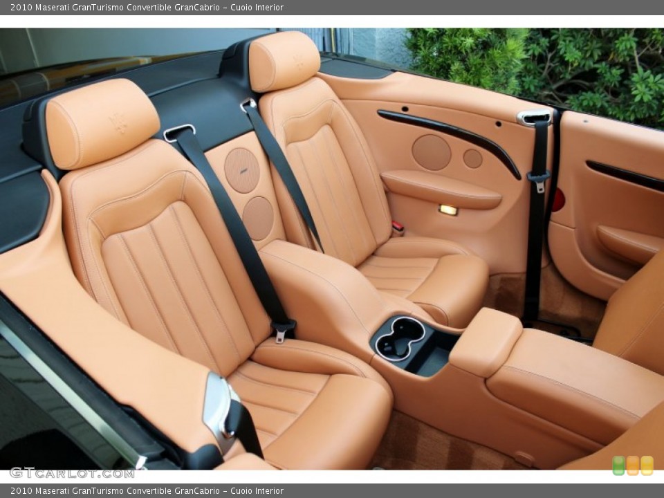 Cuoio Interior Rear Seat for the 2010 Maserati GranTurismo Convertible GranCabrio #71526208