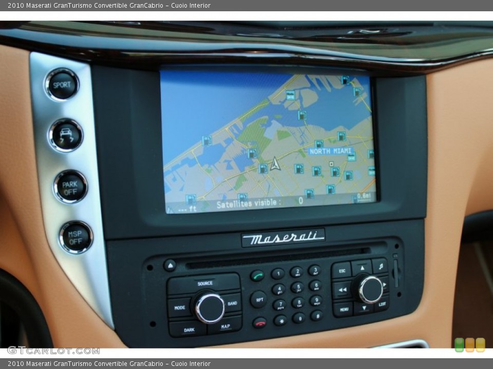 Cuoio Interior Navigation for the 2010 Maserati GranTurismo Convertible GranCabrio #71526310
