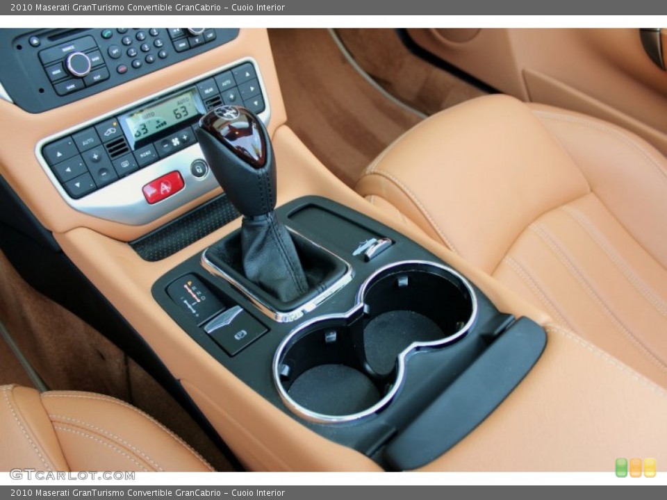 Cuoio Interior Transmission for the 2010 Maserati GranTurismo Convertible GranCabrio #71526328