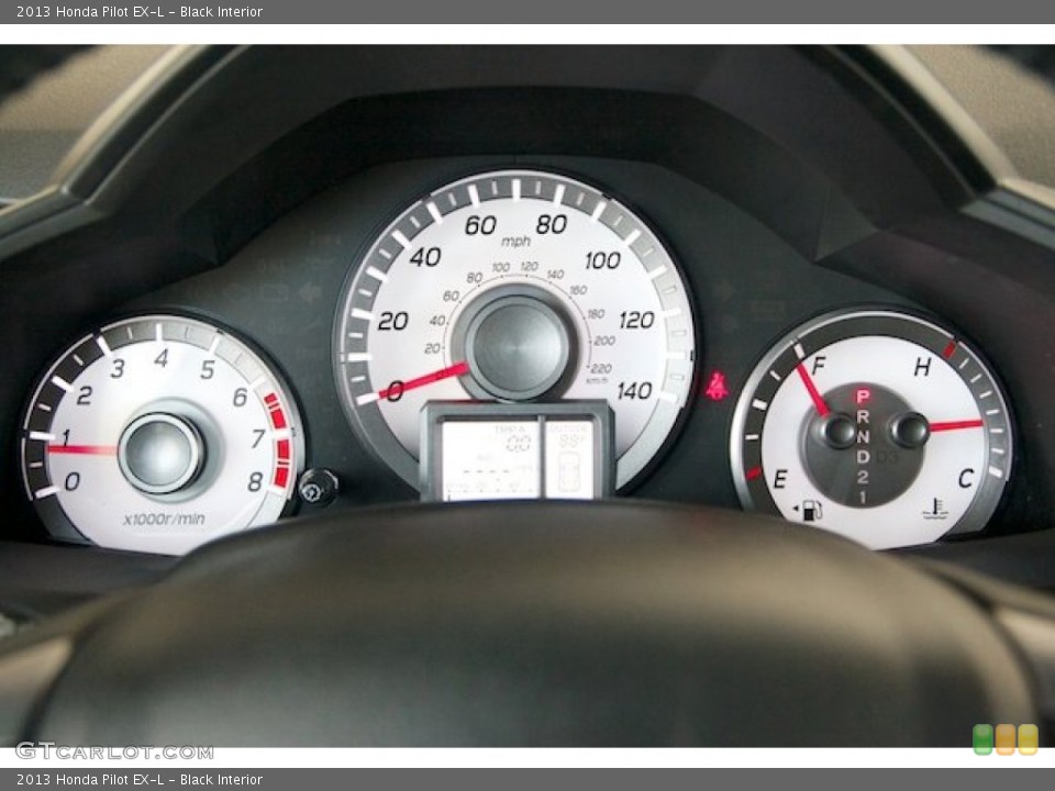 Black Interior Gauges for the 2013 Honda Pilot EX-L #71528116