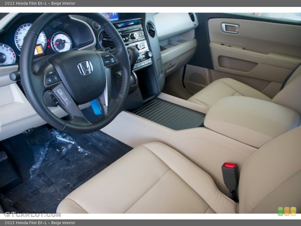 Beige Interior Prime Interior for the 2013 Honda Pilot EX-L #71528407