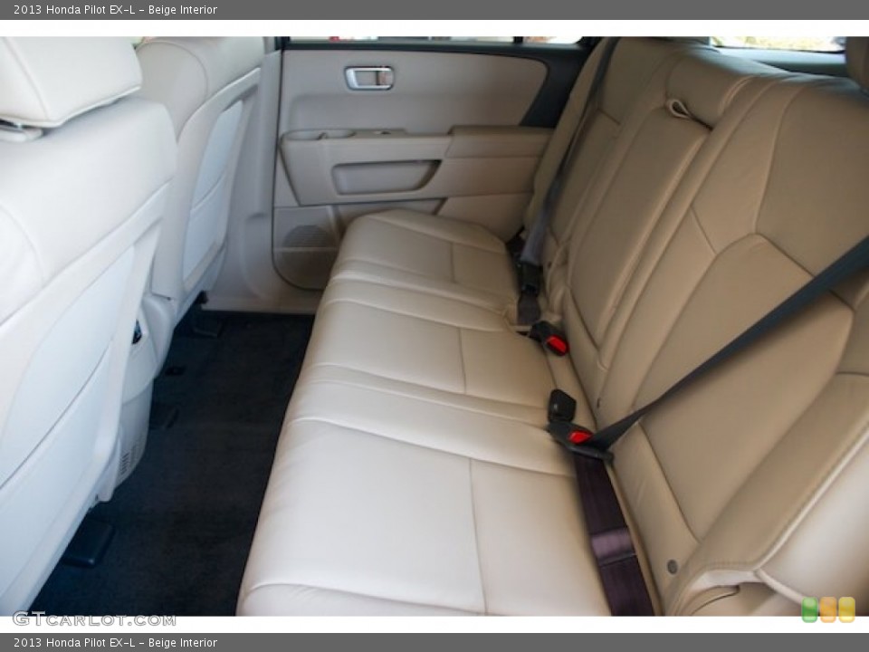 Beige Interior Rear Seat for the 2013 Honda Pilot EX-L #71528425