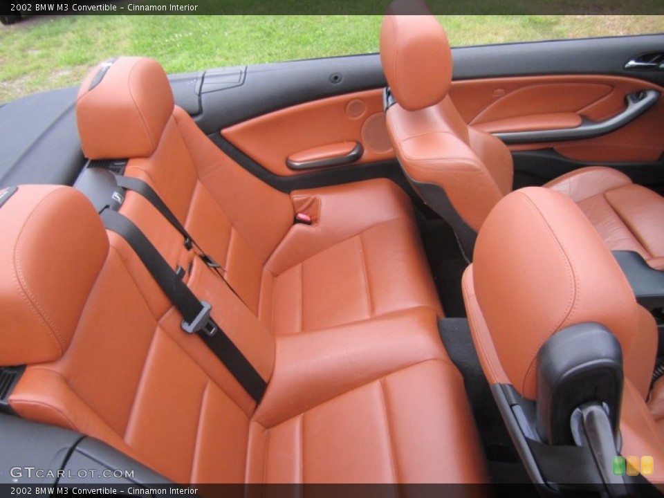 Cinnamon Interior Rear Seat for the 2002 BMW M3 Convertible #71529207