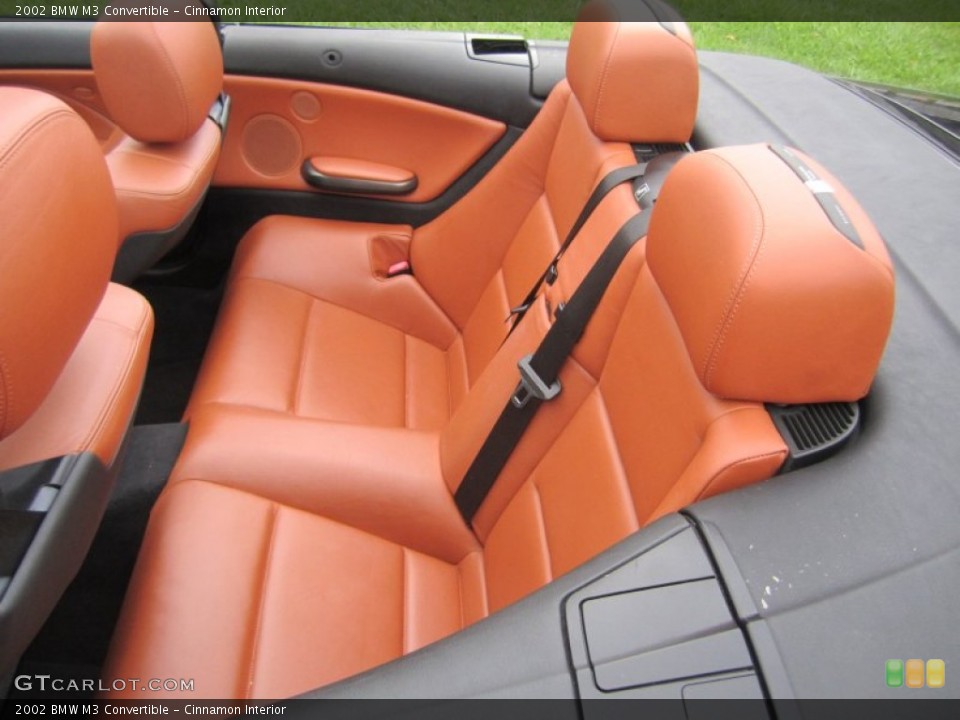 Cinnamon Interior Rear Seat for the 2002 BMW M3 Convertible #71529244