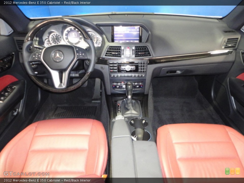Red/Black Interior Dashboard for the 2012 Mercedes-Benz E 350 Cabriolet #71529259