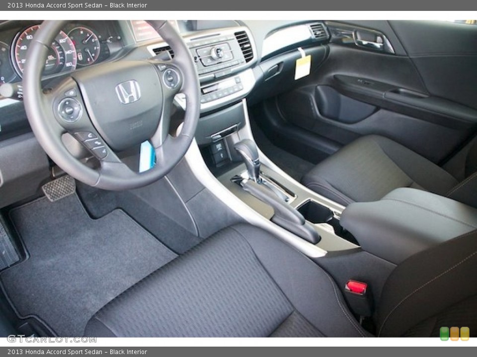 Black Interior Prime Interior for the 2013 Honda Accord Sport Sedan #71529265