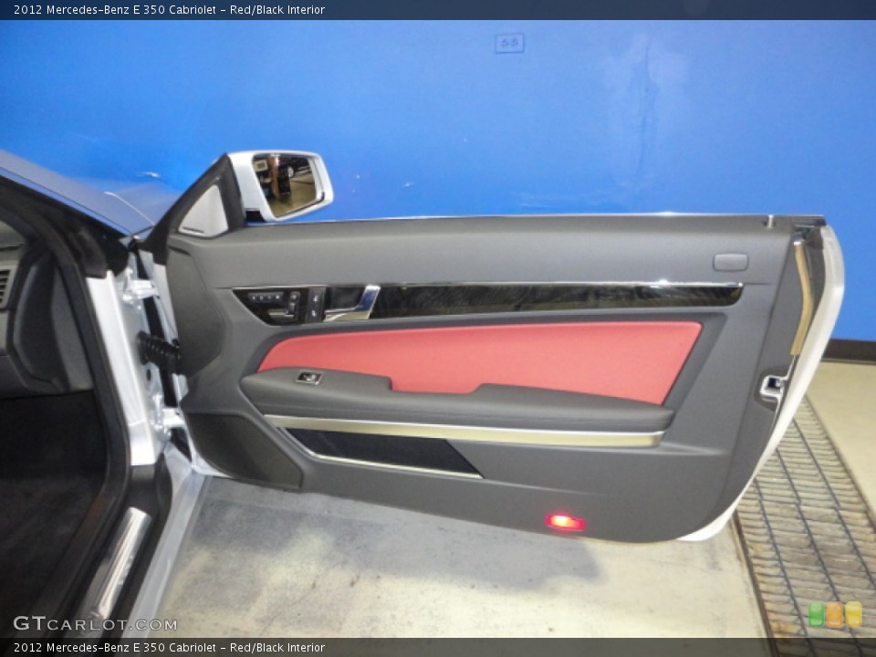 Red/Black Interior Door Panel for the 2012 Mercedes-Benz E 350 Cabriolet #71529340