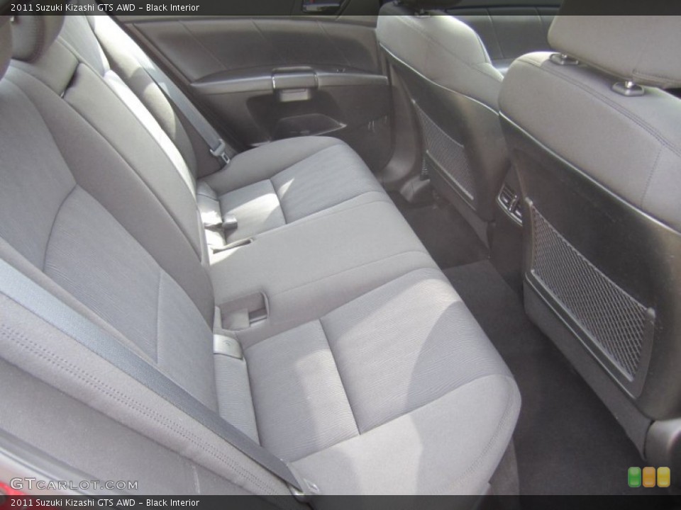 Black Interior Rear Seat for the 2011 Suzuki Kizashi GTS AWD #71529544