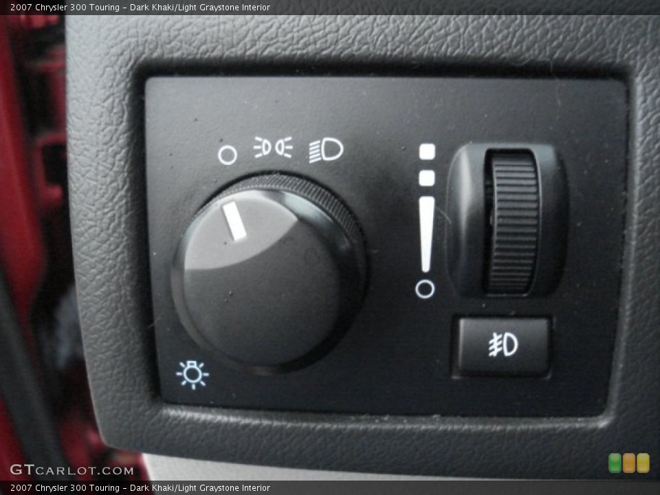 Dark Khaki/Light Graystone Interior Controls for the 2007 Chrysler 300 Touring #71533230