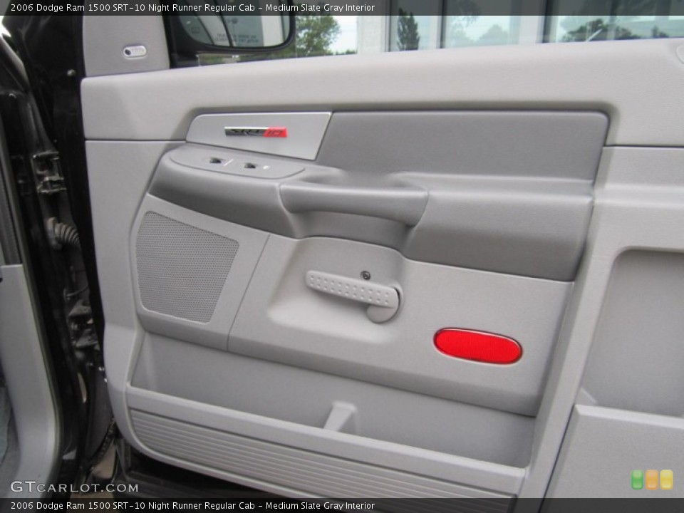 Medium Slate Gray Interior Door Panel for the 2006 Dodge Ram 1500 SRT-10 Night Runner Regular Cab #71533363