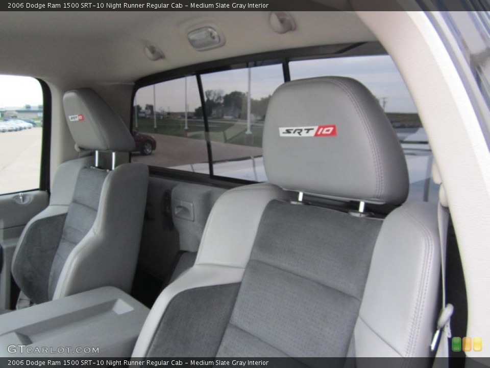 Medium Slate Gray Interior Photo for the 2006 Dodge Ram 1500 SRT-10 Night Runner Regular Cab #71533438