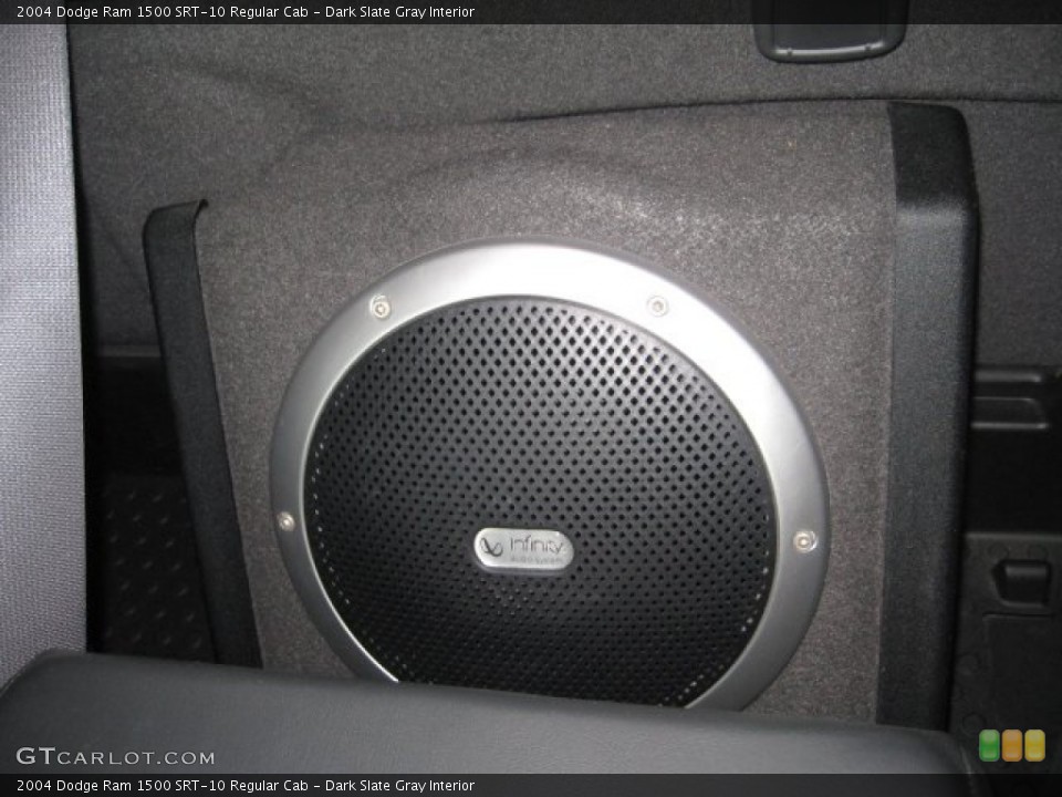 Dark Slate Gray Interior Audio System for the 2004 Dodge Ram 1500 SRT-10 Regular Cab #71533783