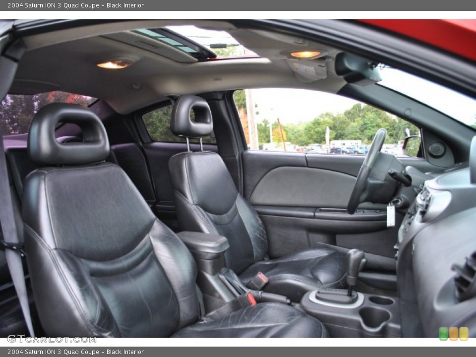 Black Interior Photo for the 2004 Saturn ION 3 Quad Coupe #71533906