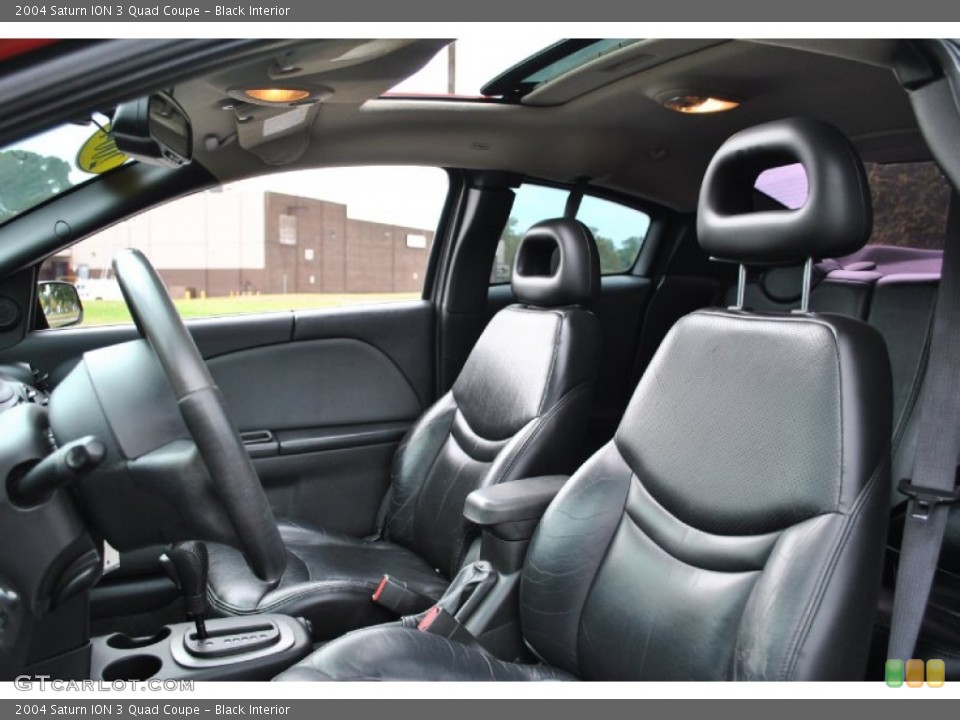 Black Interior Photo for the 2004 Saturn ION 3 Quad Coupe #71533954