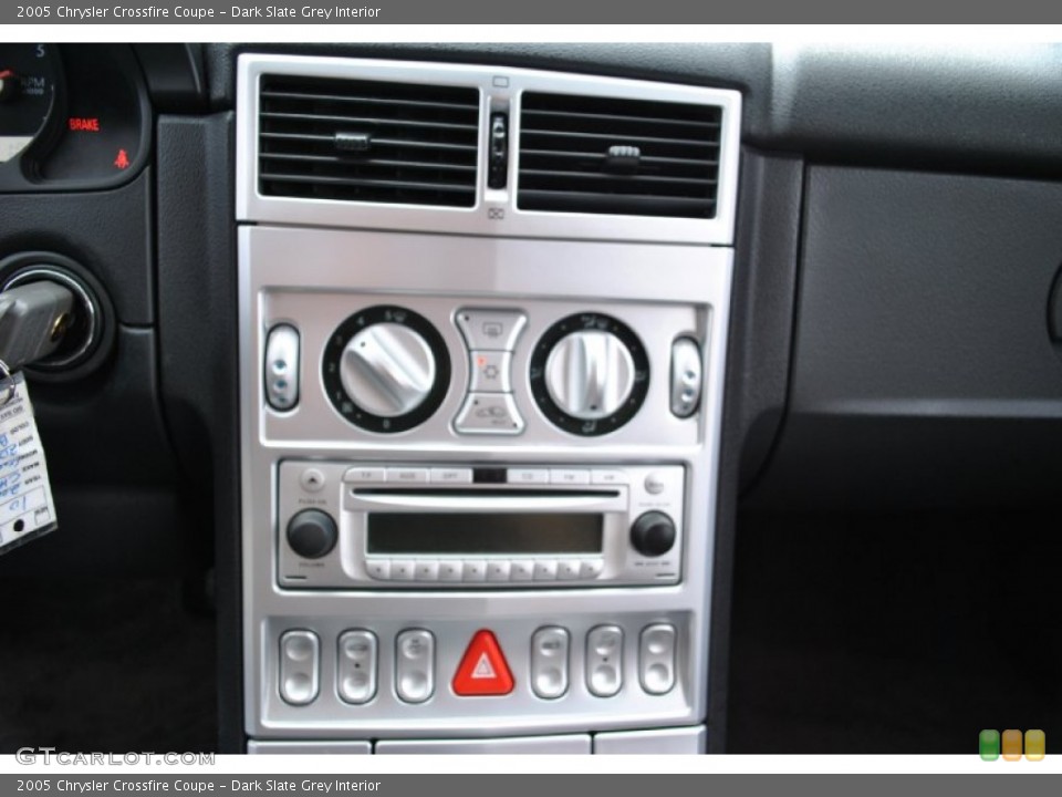 Dark Slate Grey Interior Controls for the 2005 Chrysler Crossfire Coupe #71534278
