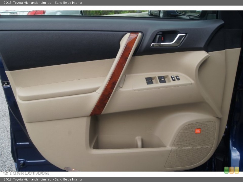 Sand Beige Interior Door Panel for the 2013 Toyota Highlander Limited #71536666