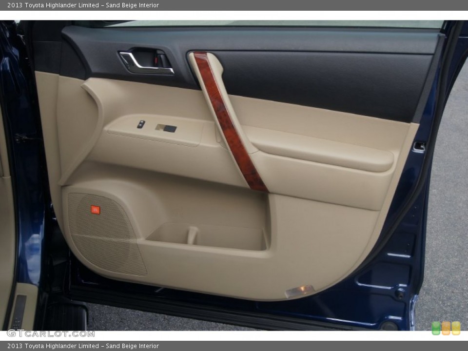 Sand Beige Interior Door Panel for the 2013 Toyota Highlander Limited #71536765