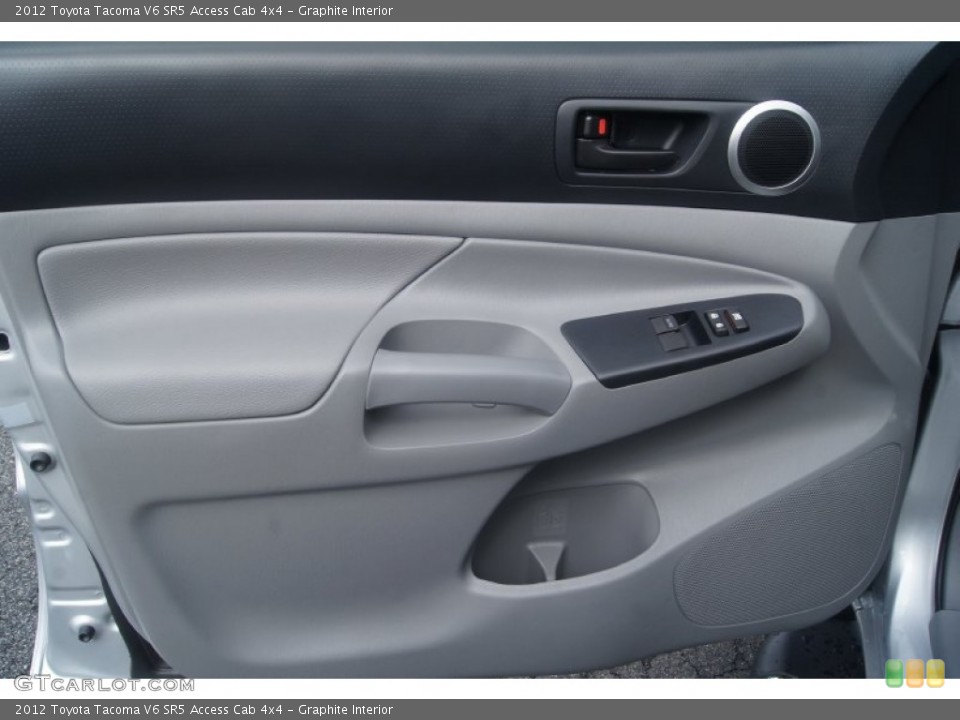 Graphite Interior Door Panel for the 2012 Toyota Tacoma V6 SR5 Access Cab 4x4 #71538616