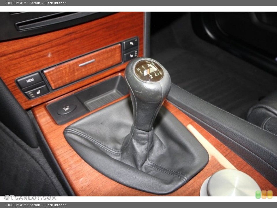 Black Interior Transmission for the 2008 BMW M5 Sedan #71538916