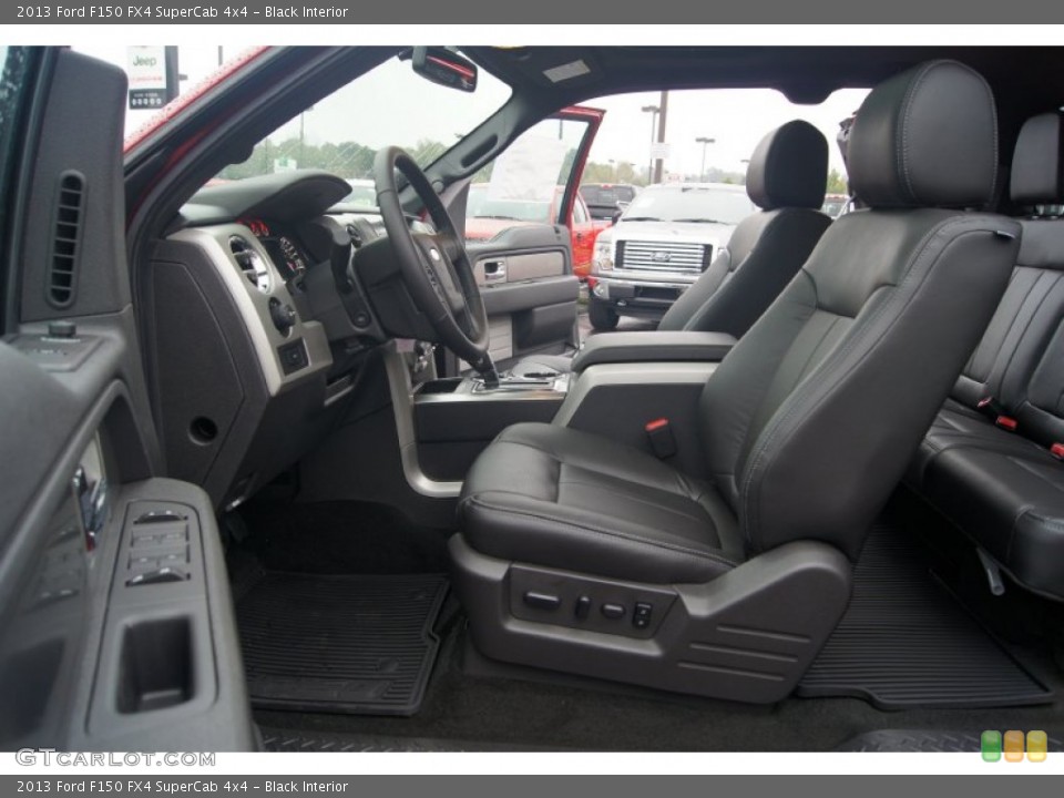 Black Interior Front Seat for the 2013 Ford F150 FX4 SuperCab 4x4 #71540029