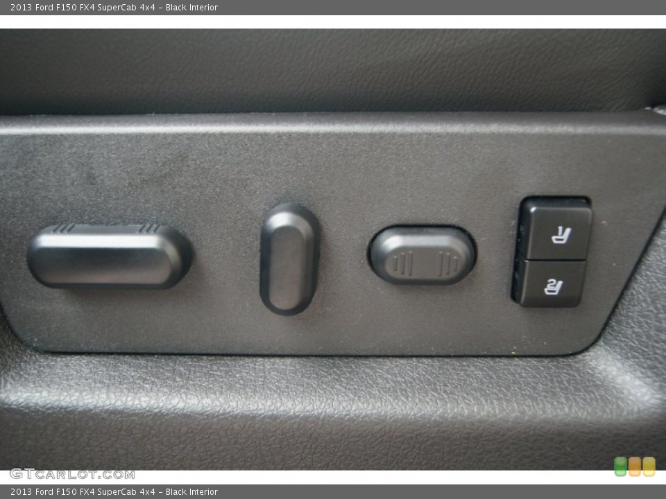 Black Interior Controls for the 2013 Ford F150 FX4 SuperCab 4x4 #71540038