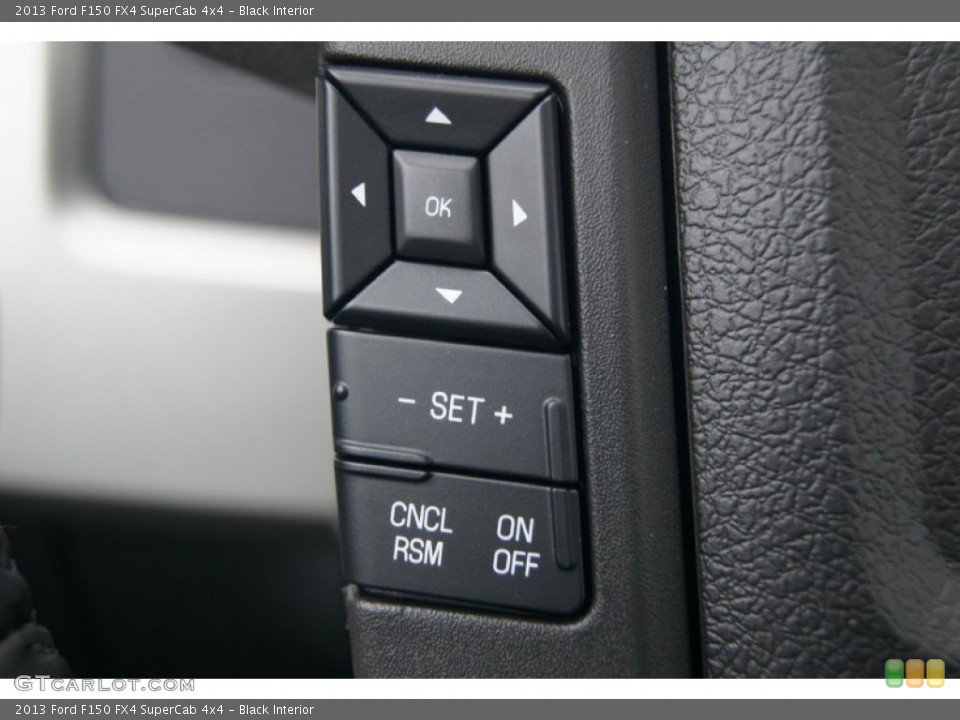 Black Interior Controls for the 2013 Ford F150 FX4 SuperCab 4x4 #71540233
