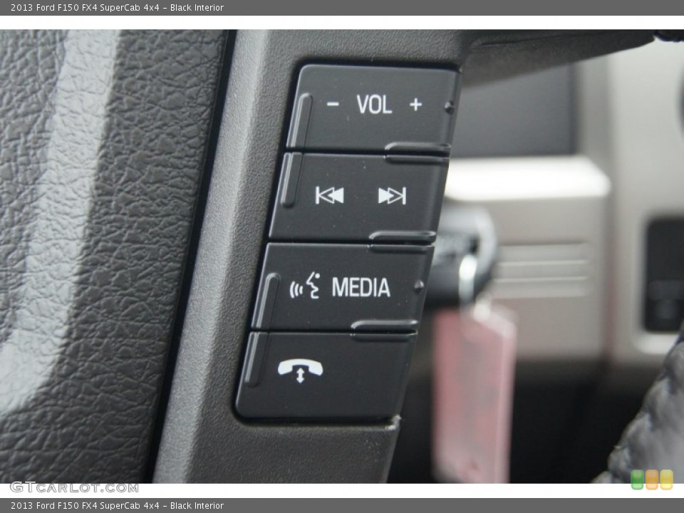 Black Interior Controls for the 2013 Ford F150 FX4 SuperCab 4x4 #71540242