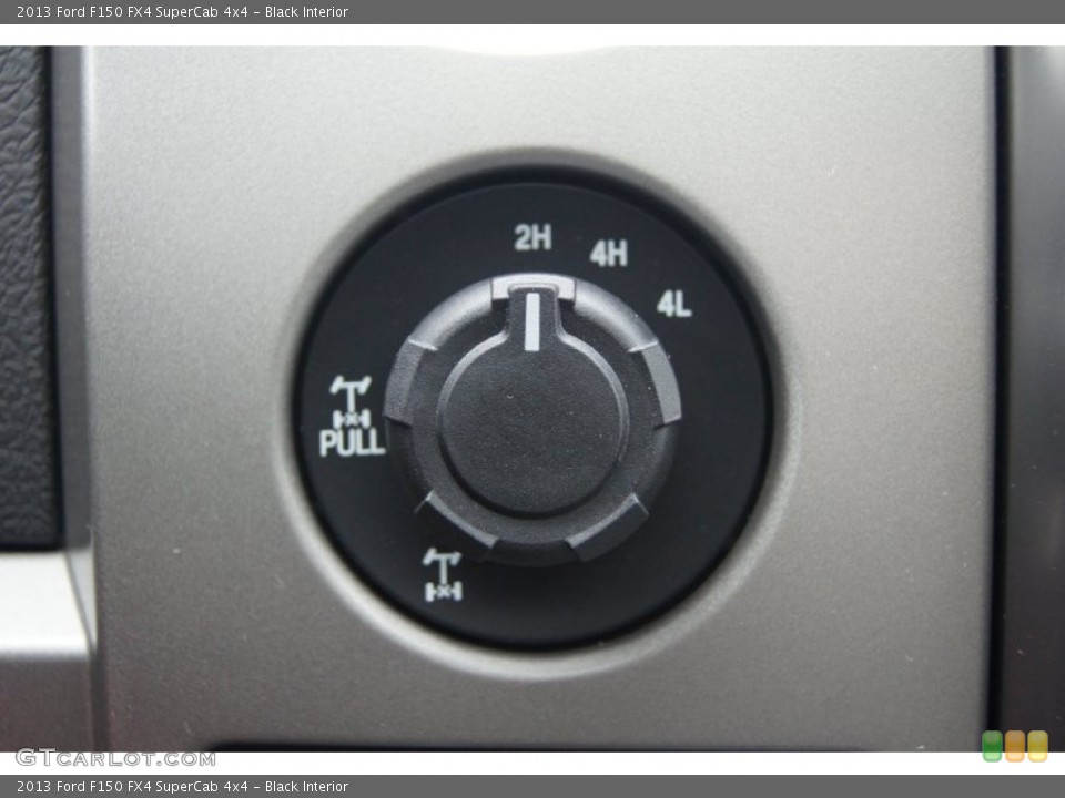 Black Interior Controls for the 2013 Ford F150 FX4 SuperCab 4x4 #71540260