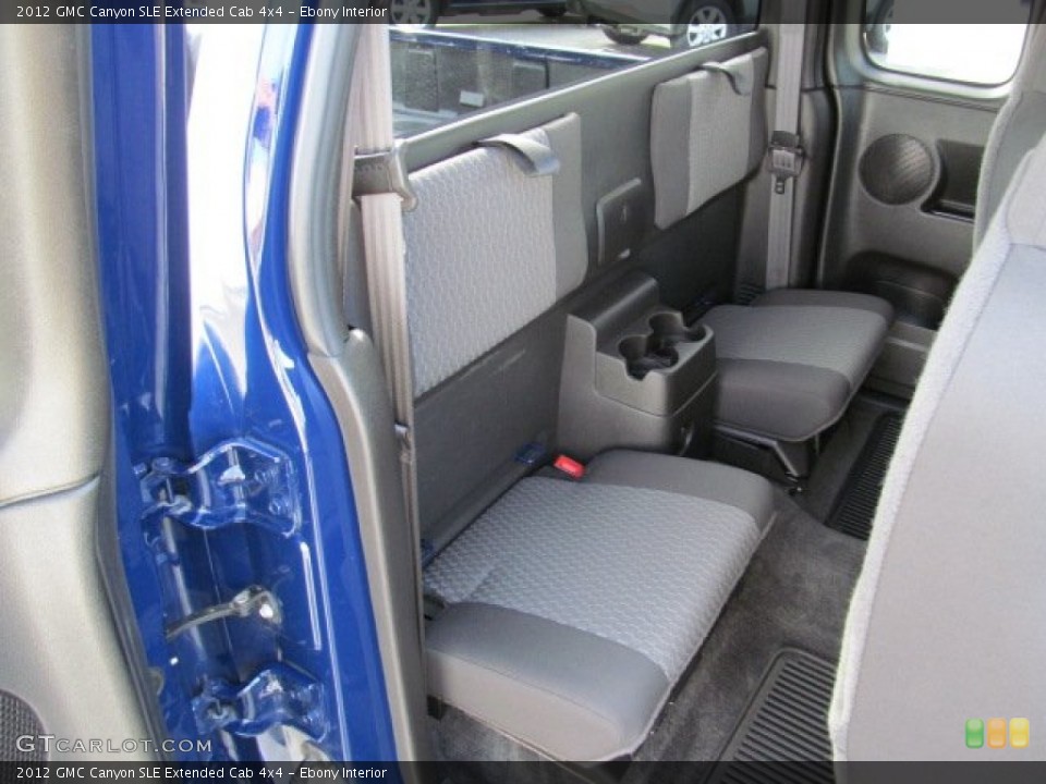 Ebony Interior Photo for the 2012 GMC Canyon SLE Extended Cab 4x4 #71542102