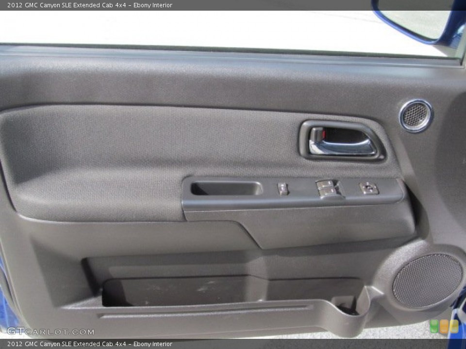 Ebony Interior Door Panel for the 2012 GMC Canyon SLE Extended Cab 4x4 #71542126