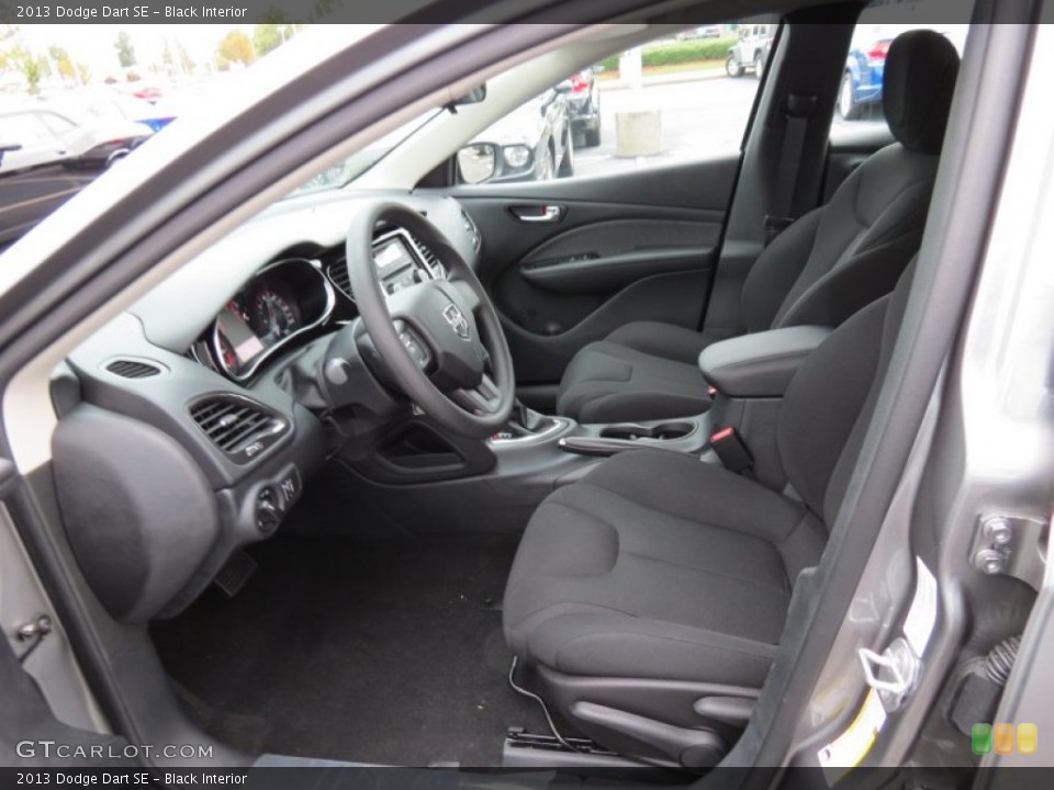 Black Interior Front Seat for the 2013 Dodge Dart SE #71543529