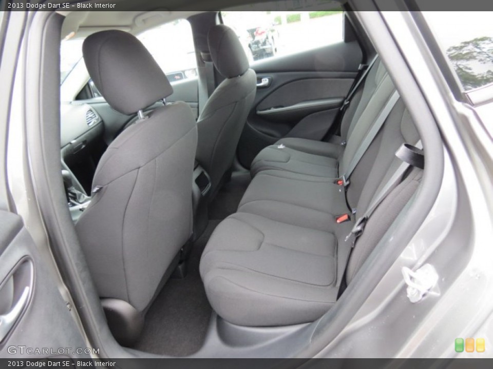Black Interior Rear Seat for the 2013 Dodge Dart SE #71543537