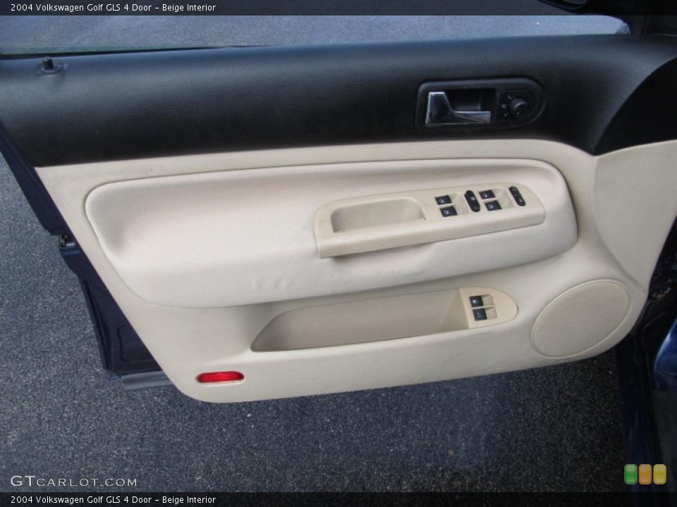 Beige Interior Door Panel for the 2004 Volkswagen Golf GLS 4 Door #71543761