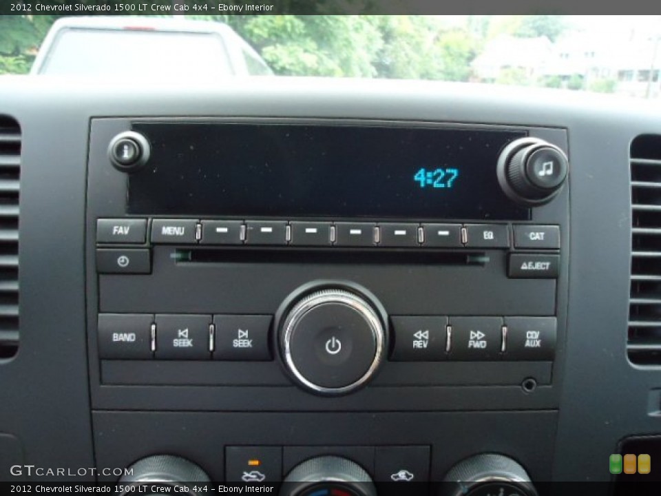 Ebony Interior Audio System for the 2012 Chevrolet Silverado 1500 LT Crew Cab 4x4 #71545376