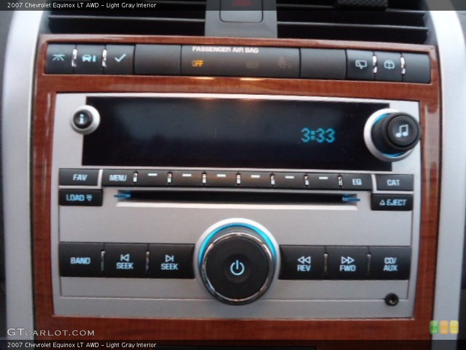 Light Gray Interior Audio System for the 2007 Chevrolet Equinox LT AWD #71545909