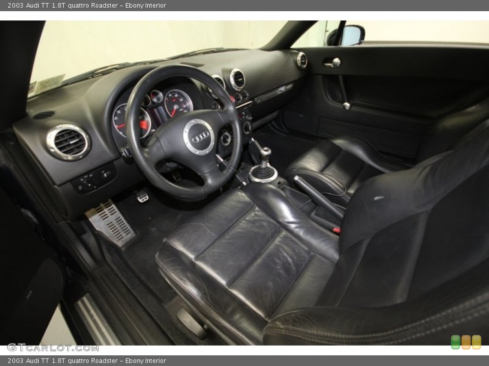 Ebony 2003 Audi TT Interiors