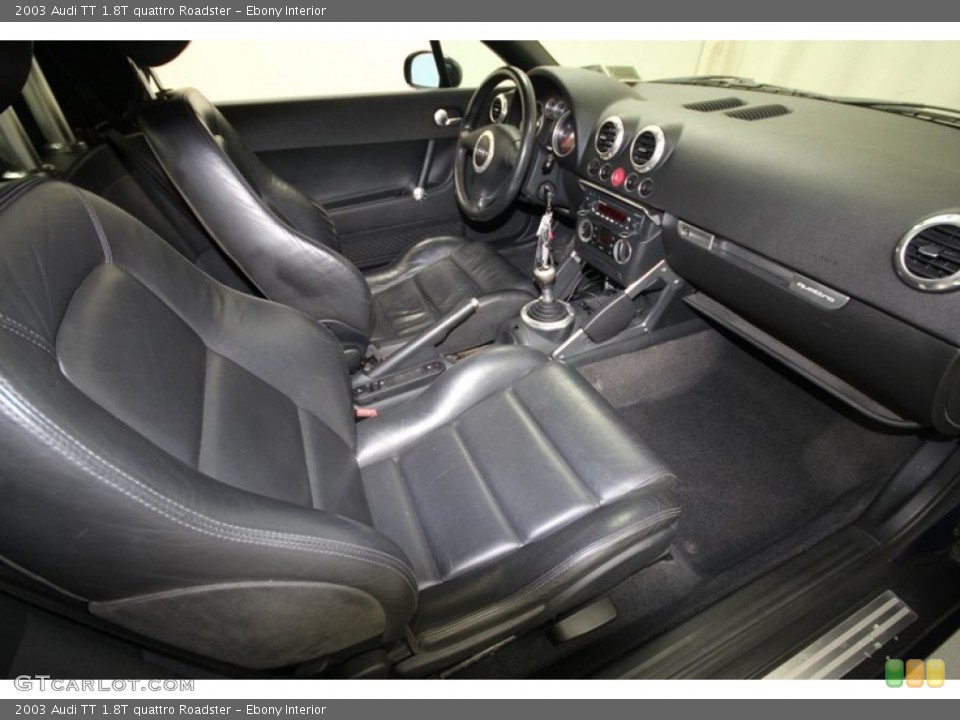 Ebony Interior Photo for the 2003 Audi TT 1.8T quattro Roadster #71546356