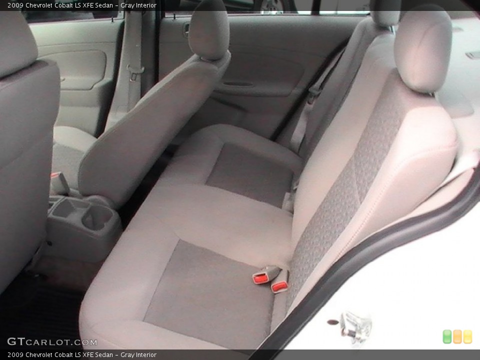 Gray Interior Rear Seat for the 2009 Chevrolet Cobalt LS XFE Sedan #71547484