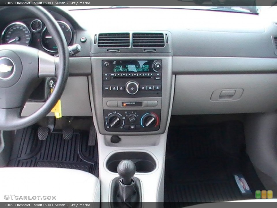 Gray Interior Dashboard for the 2009 Chevrolet Cobalt LS XFE Sedan #71547493