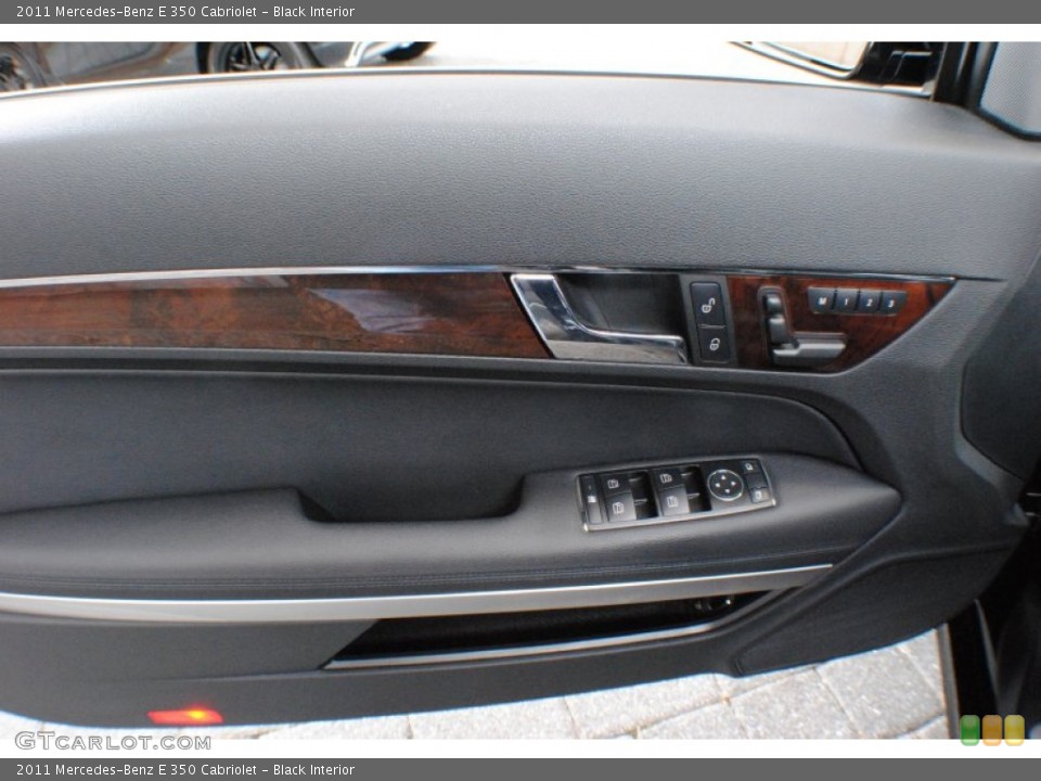 Black Interior Door Panel for the 2011 Mercedes-Benz E 350 Cabriolet #71549806