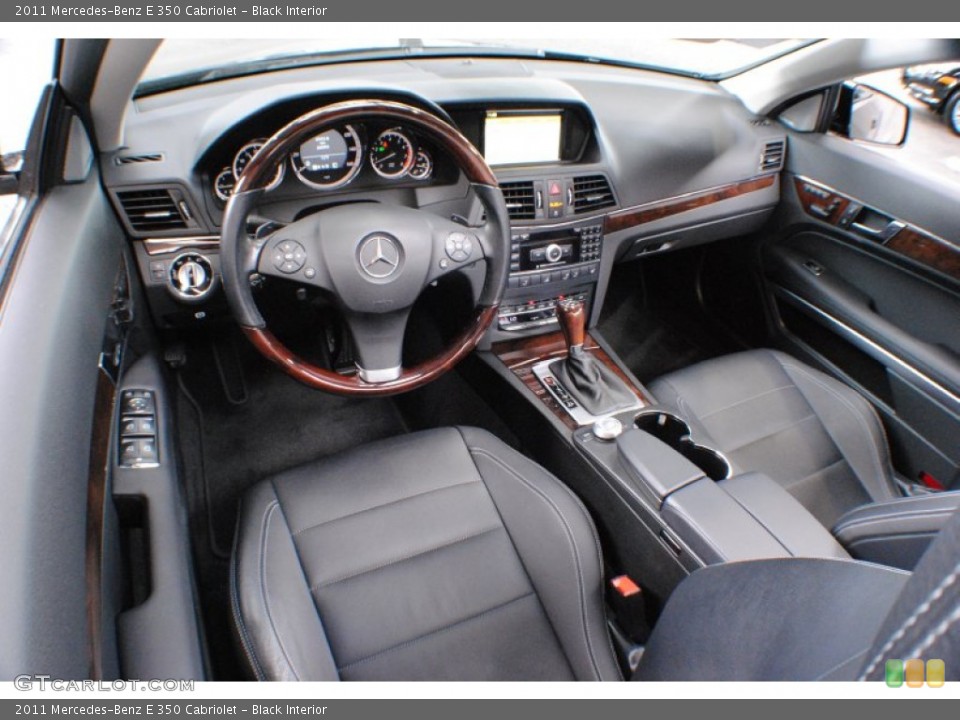 Black Interior Prime Interior for the 2011 Mercedes-Benz E 350 Cabriolet #71549863