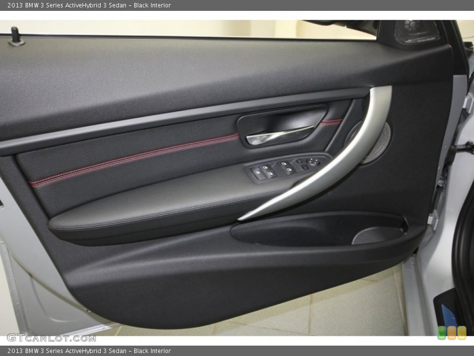Black Interior Door Panel for the 2013 BMW 3 Series ActiveHybrid 3 Sedan #71552660