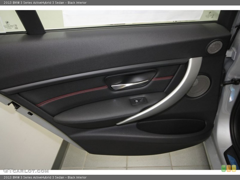 Black Interior Door Panel for the 2013 BMW 3 Series ActiveHybrid 3 Sedan #71552773