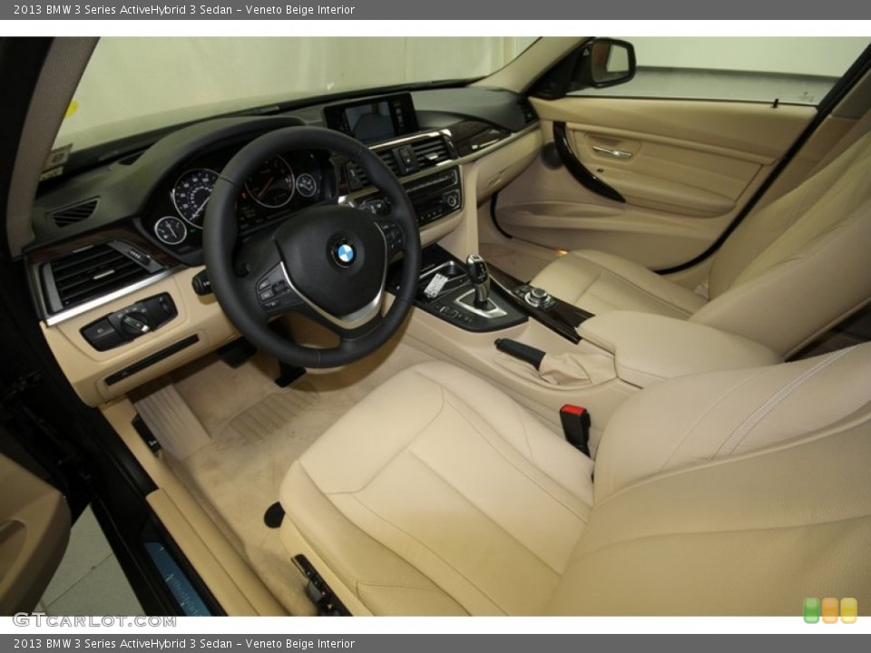 Veneto Beige Interior Prime Interior for the 2013 BMW 3 Series ActiveHybrid 3 Sedan #71552902