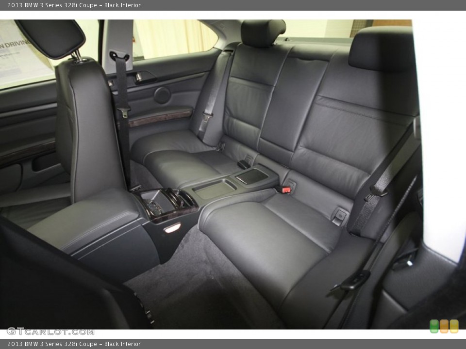 Black Interior Rear Seat for the 2013 BMW 3 Series 328i Coupe #71553169