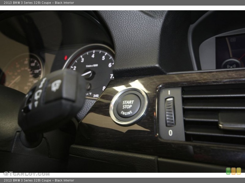 Black Interior Controls for the 2013 BMW 3 Series 328i Coupe #71553250