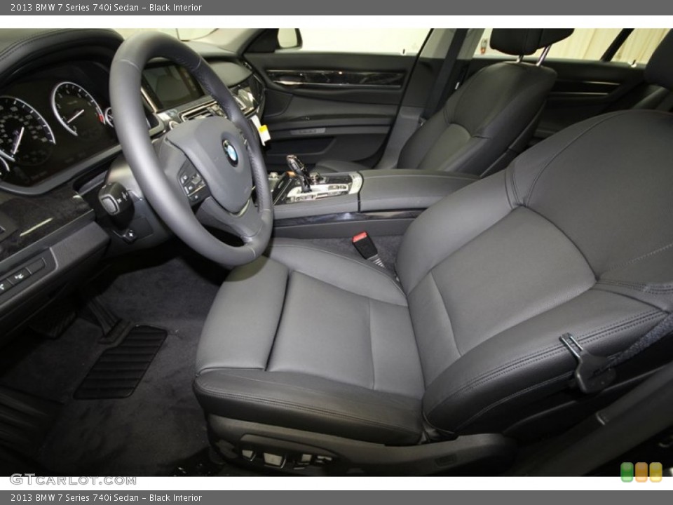 Black Interior Photo for the 2013 BMW 7 Series 740i Sedan #71553574